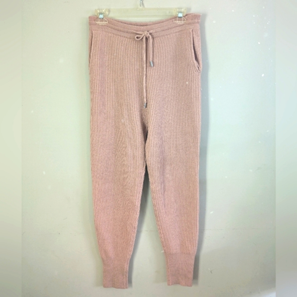 Jonathan Simkhai Nina Cashmere Wool Jogger Pants Size S Dusk Pink - Picture 3 of 7